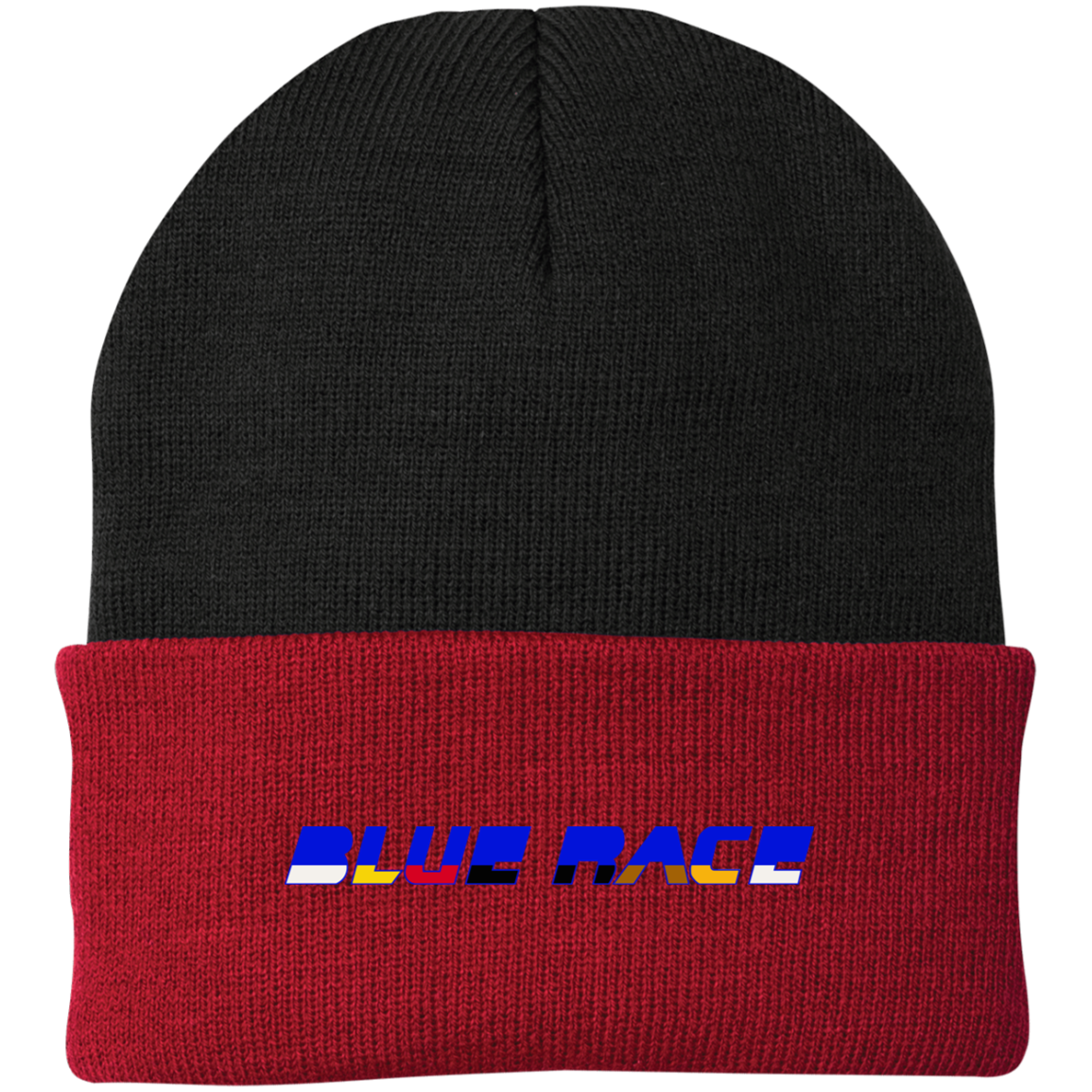 Embroidered Knit Cap